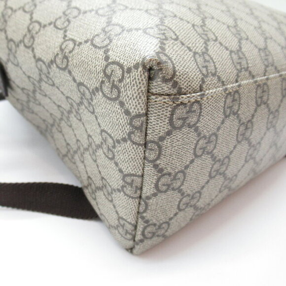 Gucci GG Geometric Backpack Canvas Brown - Picture 9 of 9